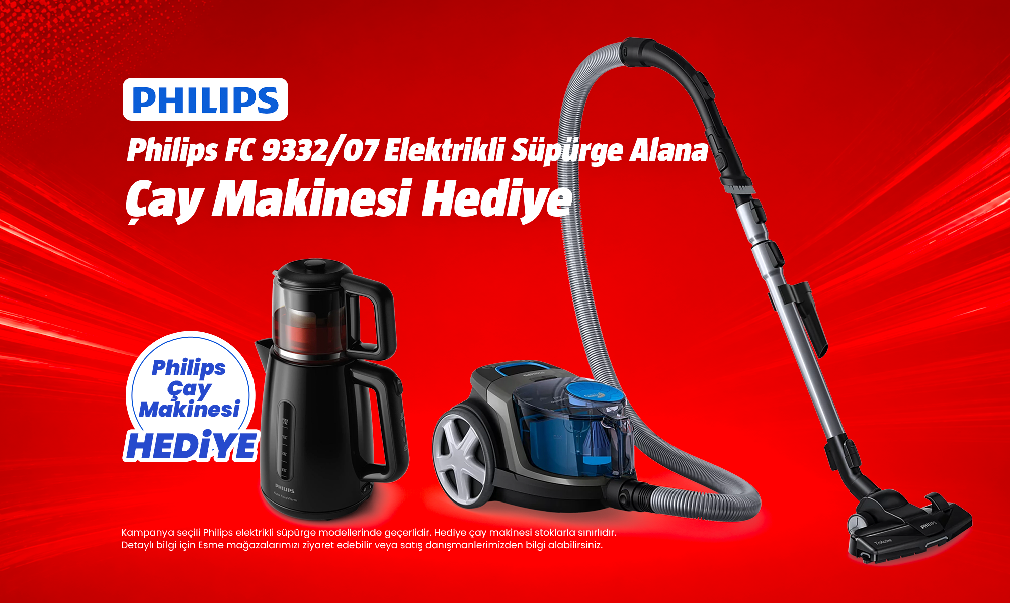 Philips Çaycı Hediyeli