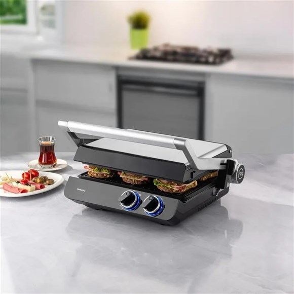 Homend Grillant 1342H XL Tost Makinesi İnox