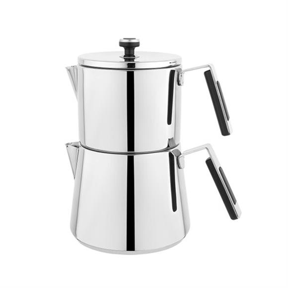 Schafer 1s7028-15001-ınx01 Toledo Çelik Çaydanlık Takımı Büyük Boy 4 Prç İnox