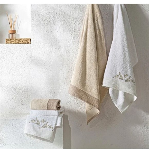 Taç Pure Cotton Hamam S Irıs Krem Camel