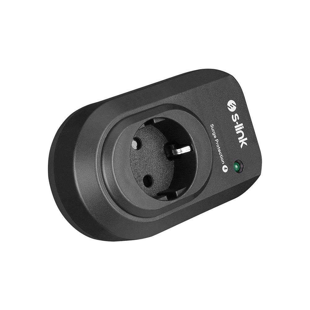 S-link SL-06 16A 3500W 450 Joule Akım Korumalı Tekli Priz