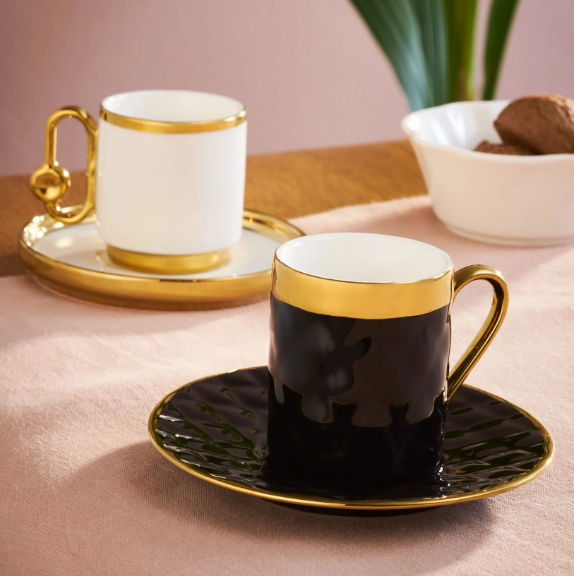 İstanbul Porselen Bengi 6'lı Kahve Fincan Tk