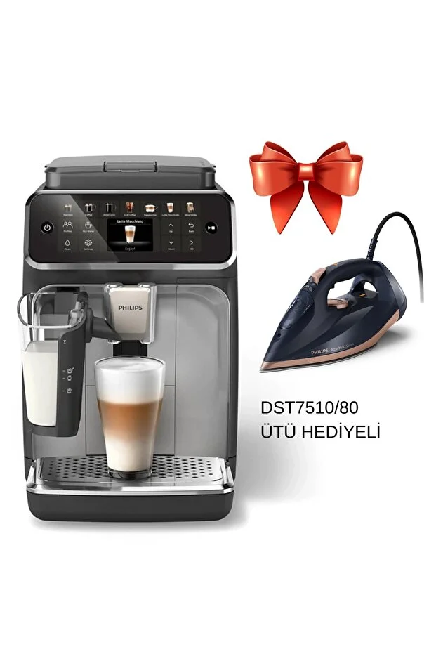Philips Ep4446/70 Tam Otomatik Espresso Makinesi (Dst7510/80 Buharlı Ütü Hediyeli)