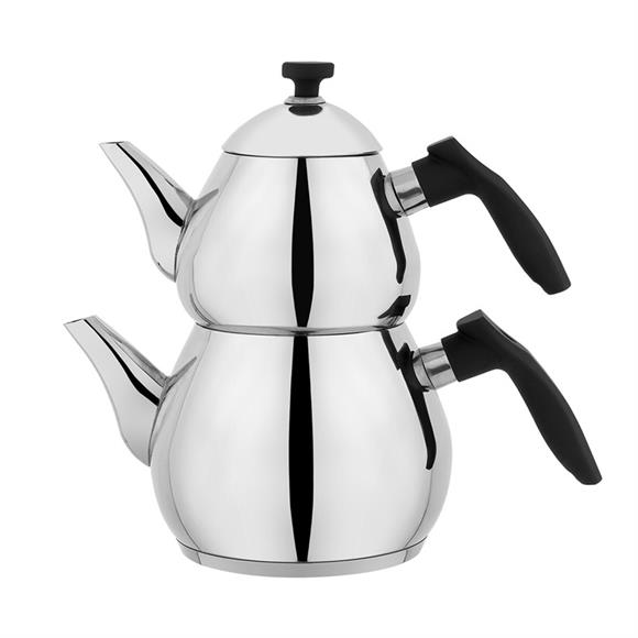 Schafer 1s7002-15001-siy02 Tea Chef Orta Boy Çaydanlık Takımı 4 Prç Siyah