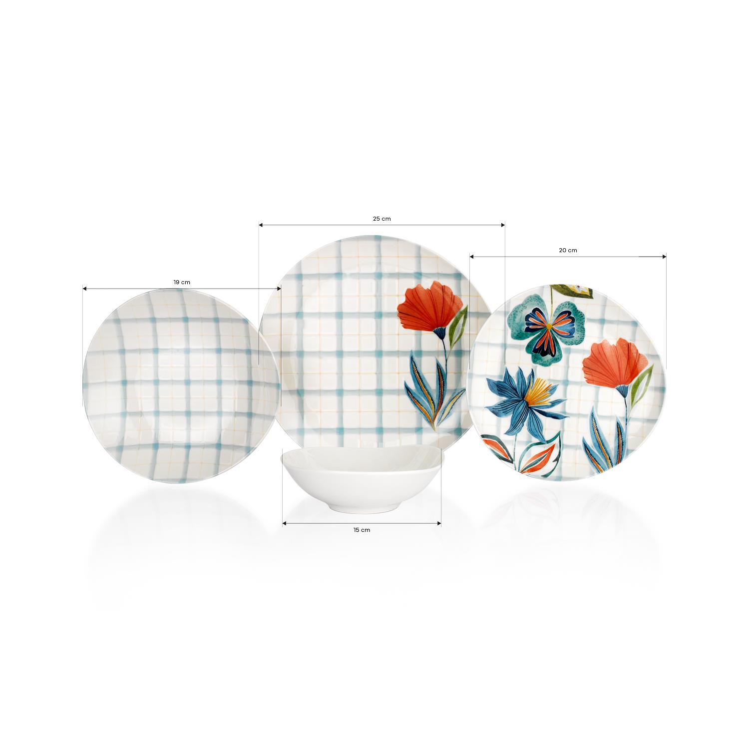 Schafer Lunar Yemek Takımı 24 Parça-Non01