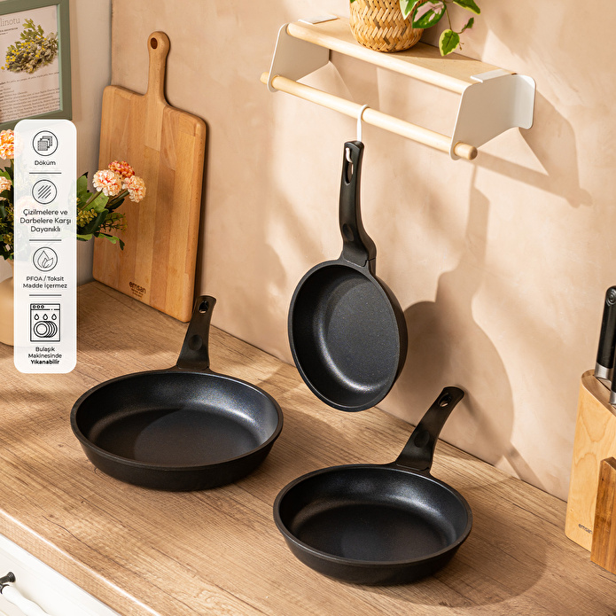 Emsan Stone 3Lü Tava Set
