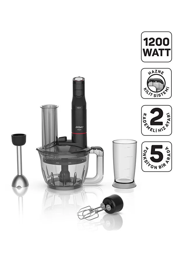 Arzum AR1149-01 Proart Multi Blender Set Siyah