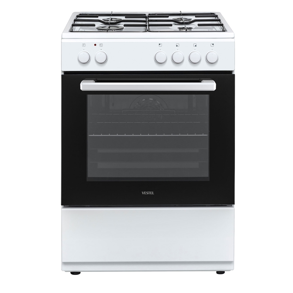 Vestel Ff 8400 DG 4 Gözü Gazlı Elektroturbo Solo Fırın