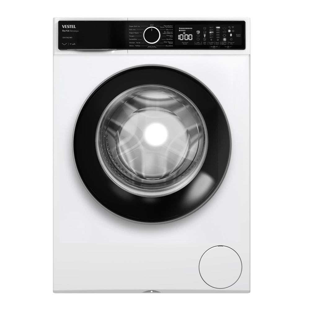 Vestel Cmı 97402 G Wi-Fi 9 Kg 1000 Devir Inox Çamaşır Makinesi