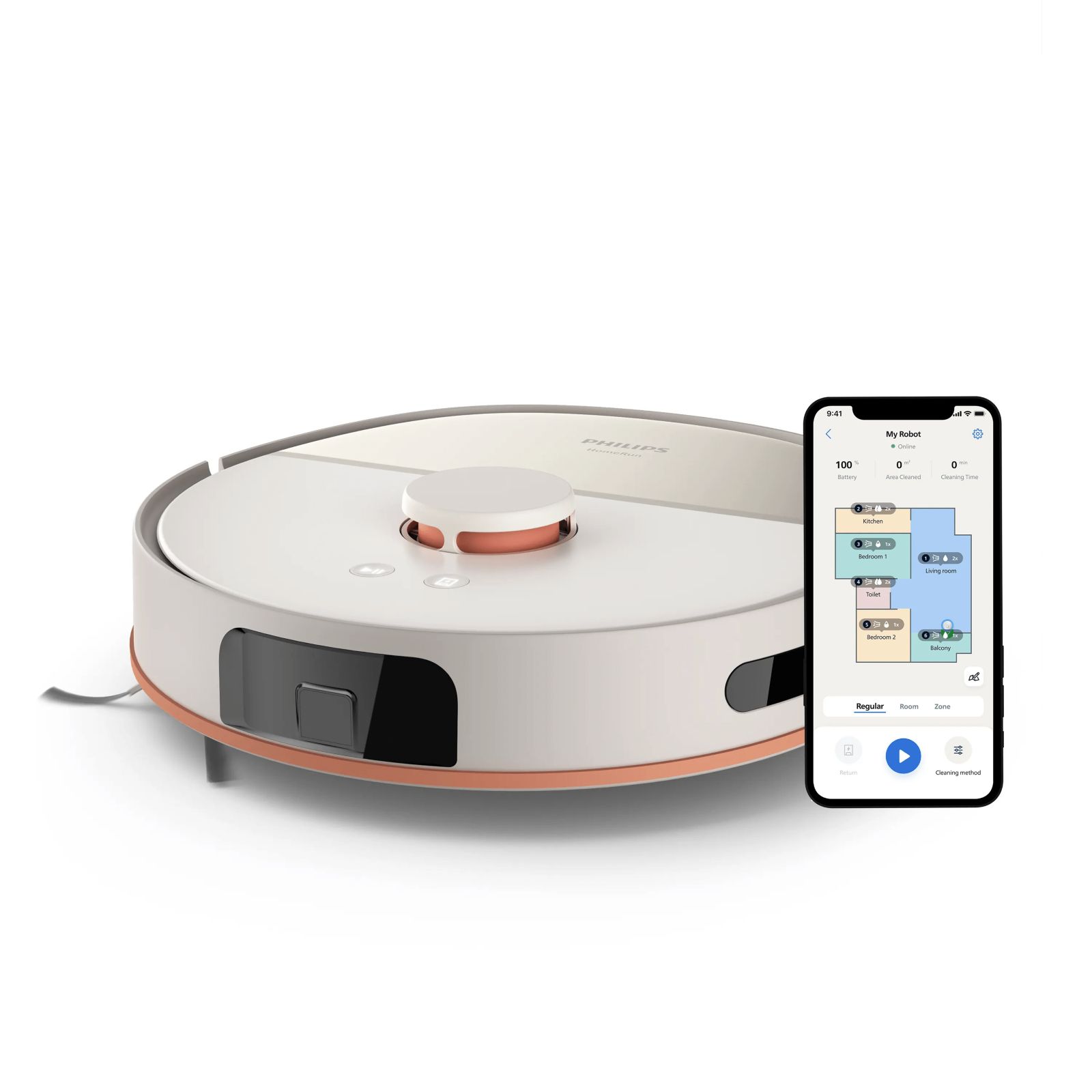 Philips XU5000/20 Robot Süpürge Beyaz