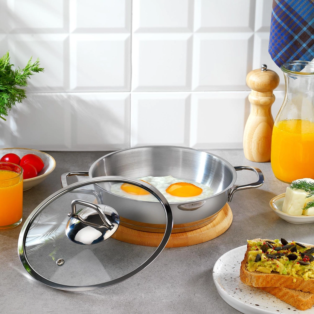 Schafer Held Çelik Sahan 20 Cm 2 Parça-Inox (Kapaklı)