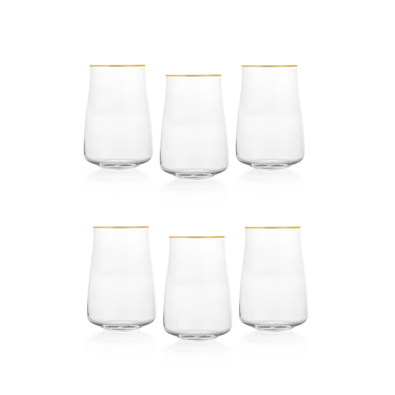Schafer Uma Su Bardağı 400 Ml 6 Parça-Altın
