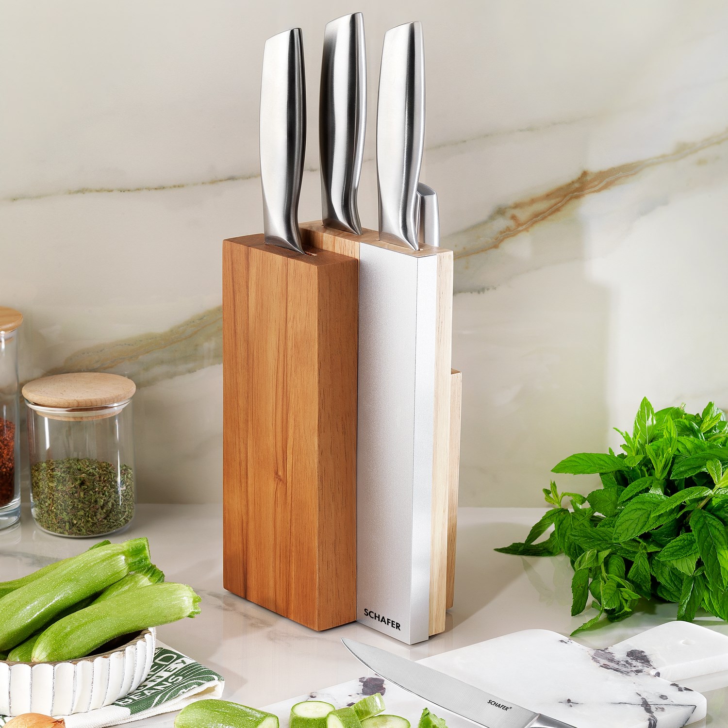 Schafer Prizma Bıçak Seti 6 Parça-Inox