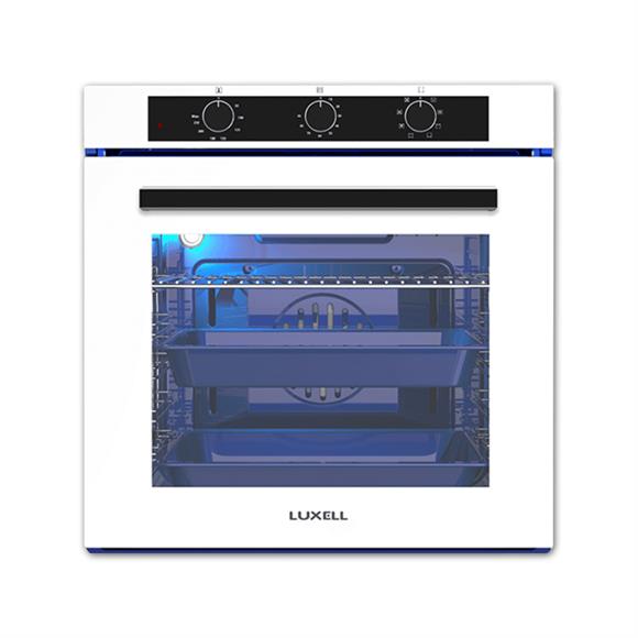 Luxell A68-sf3 88lt Beyaz 8 Fonksiyon Mavi Emaye Ankastre Fırın