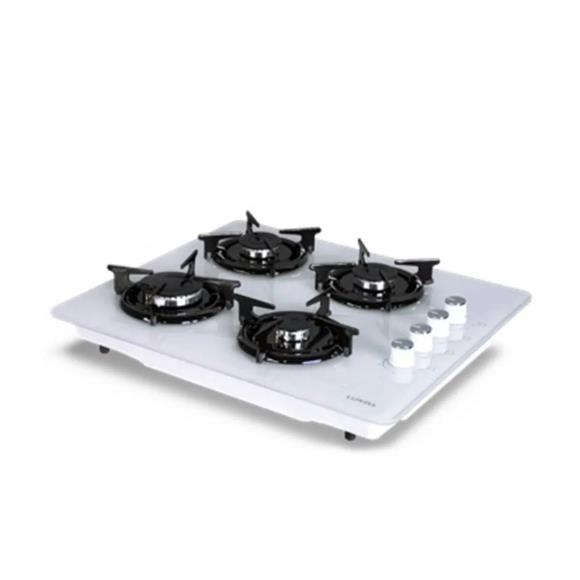 Luxell Lx-40 Tshdf Beyaz Doğalgazlı Cam Set Üstü Ocak