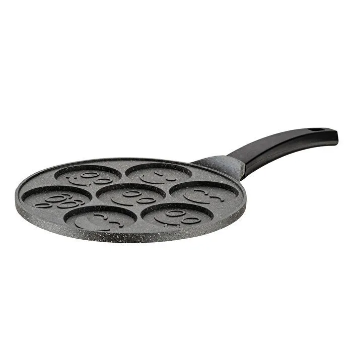 Emsan Smile Seramik 26 Cm Krep Tava Gri