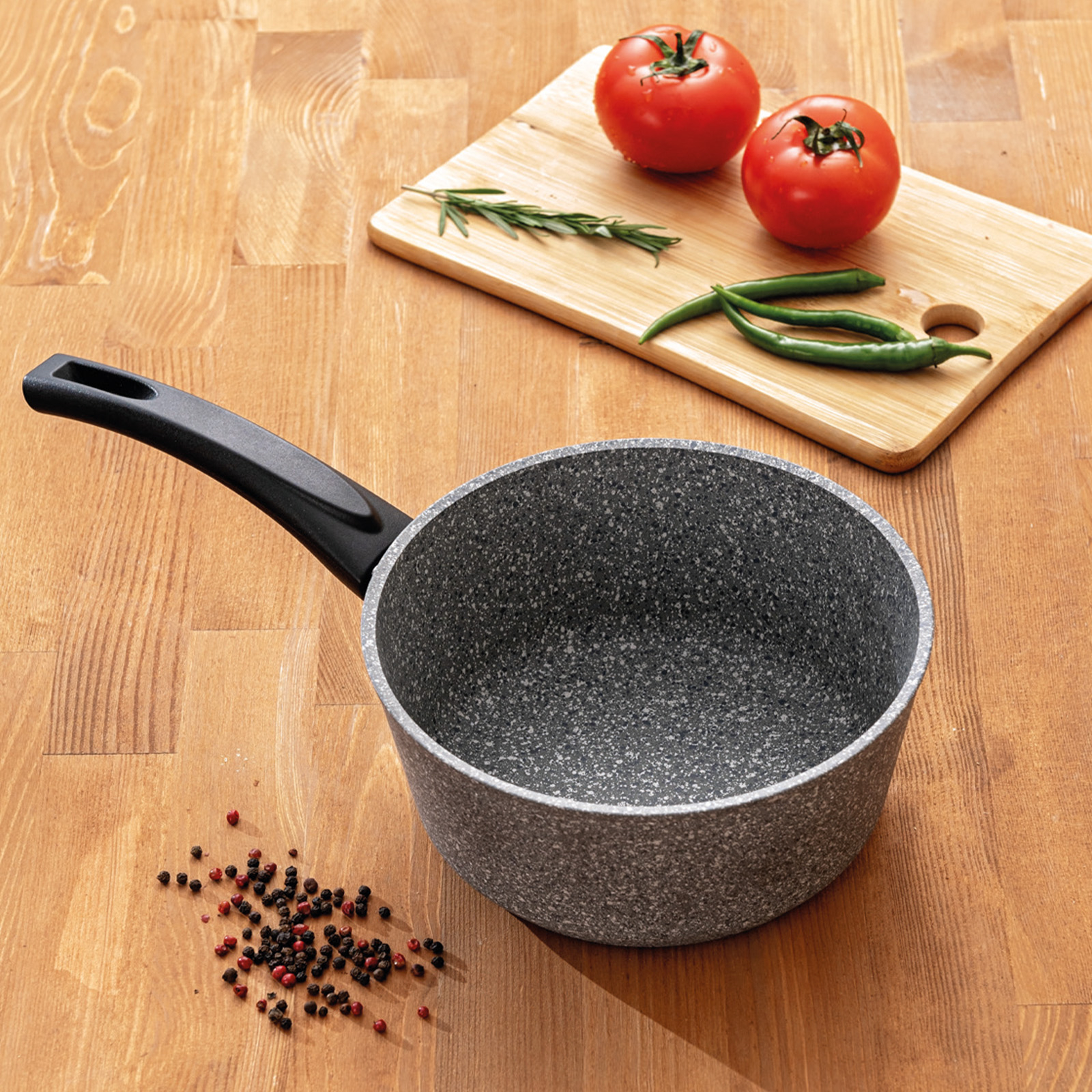 Emsan Tıtanıum  Granit 16 Cm Sos Tencere