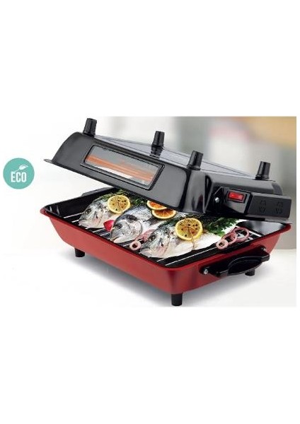 İnova İb-3200022 İnova Camlı Chef Barbekü