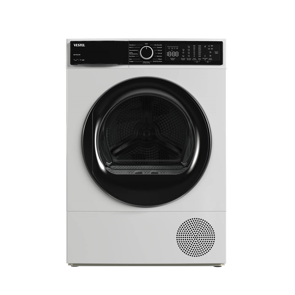 Vestel KM97402 WI FI 9 Kg Isı Pompalı Kurutma Makinesi