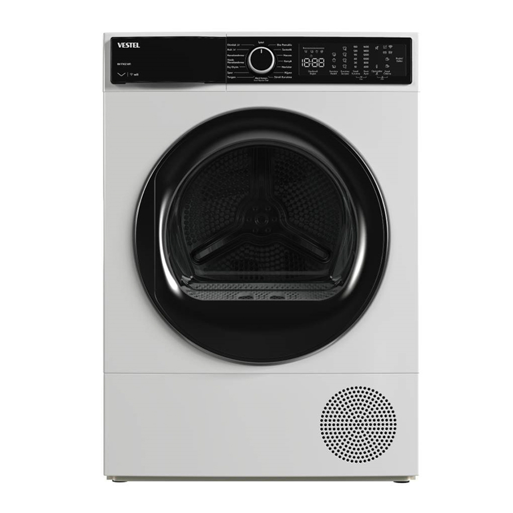 Vestel KM107402 Wı fı 10 Kg Isı Pompalı Kurutma Makinesi