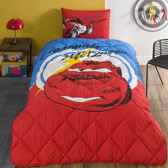 Taç Lis.brf Yorgan Seti Dh Cars Mcqueen