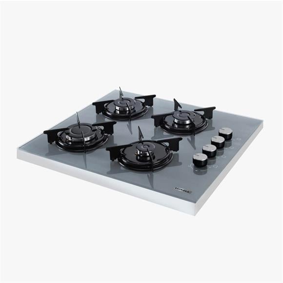 Luxell C6-40-A0A Gri Ng Set Üstü Cam Ocak