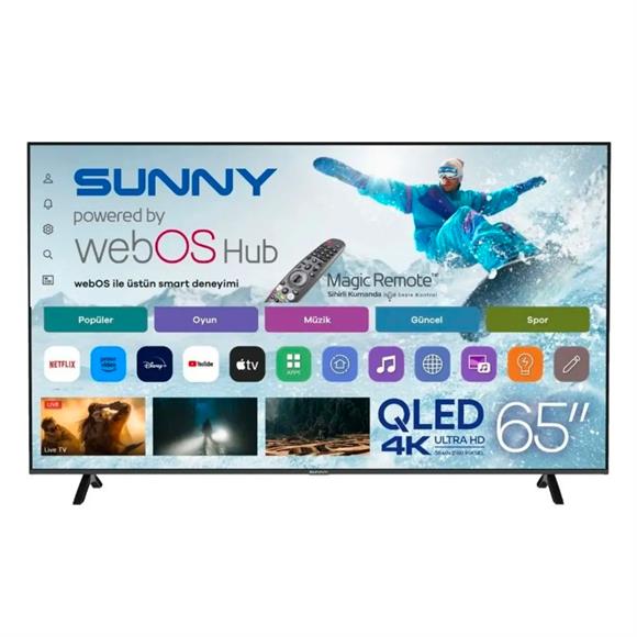 Sunny SN65QMN252C-S 65'' 165 Ekran Qled Uhd Webos Tv