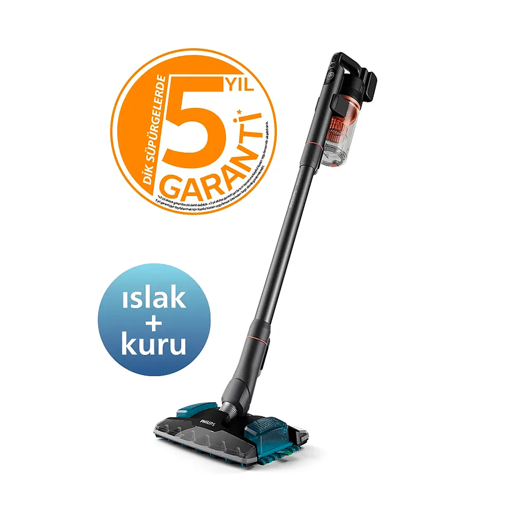 Philips  Xc8054/01 Aqua Plus Islak Kuru Şarjlı Dikey Süpürge