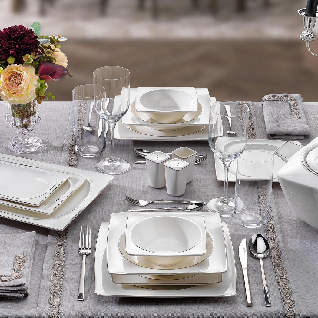 Schafer 1s2407-01001-plt01 Glamor Pure  60 Prç Yemek Takım Platin