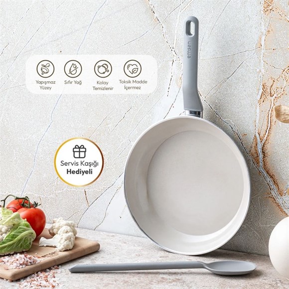 Emsan Swıss Rs 26 Cm Tava Gri