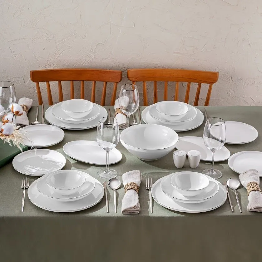 Emsan Alya Platin 53 Prç Yemek Takımı